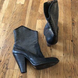 Barneys New York Studded High Heel Boots